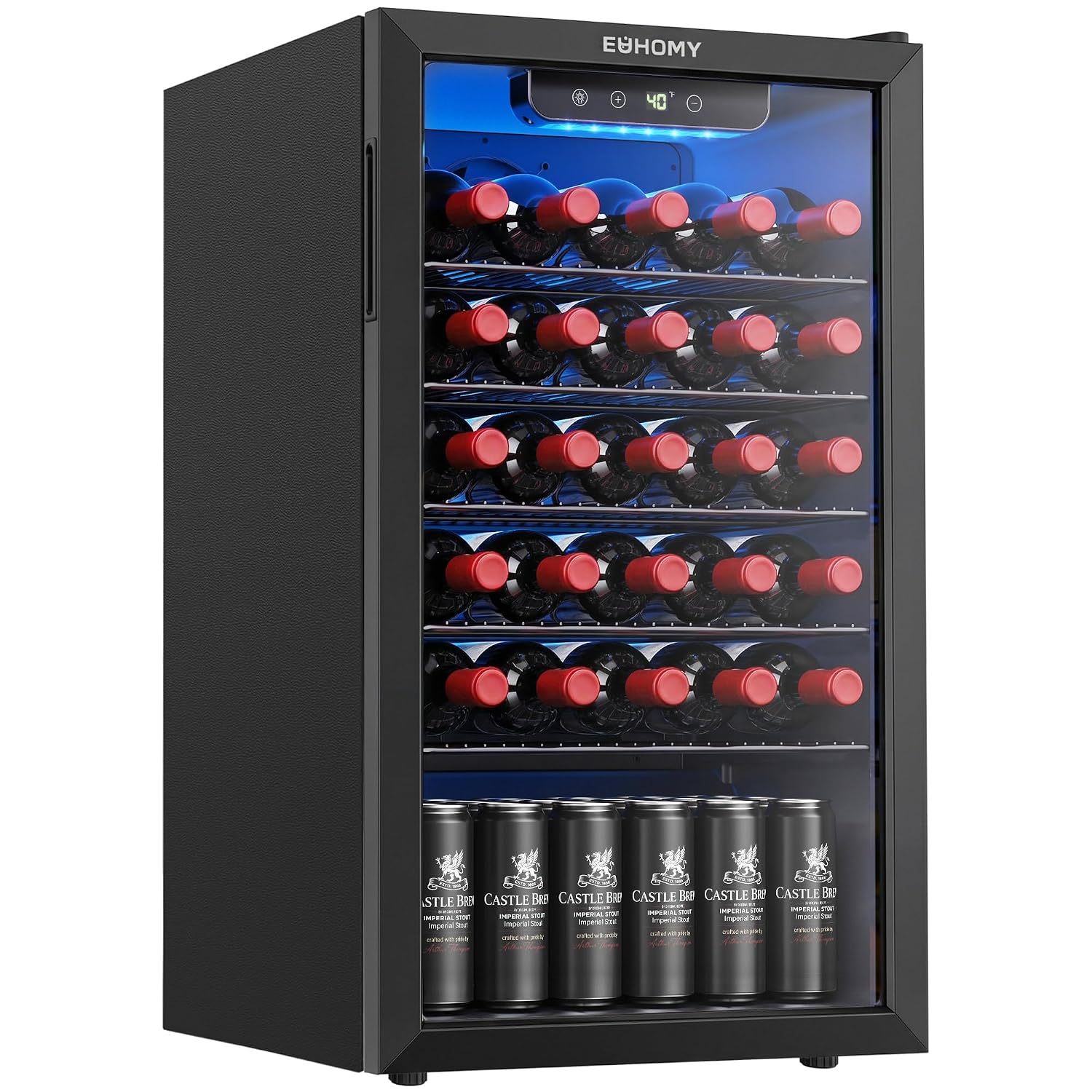 Wine Beer Mini Fridge - Холодильник для напитков на 125 банок