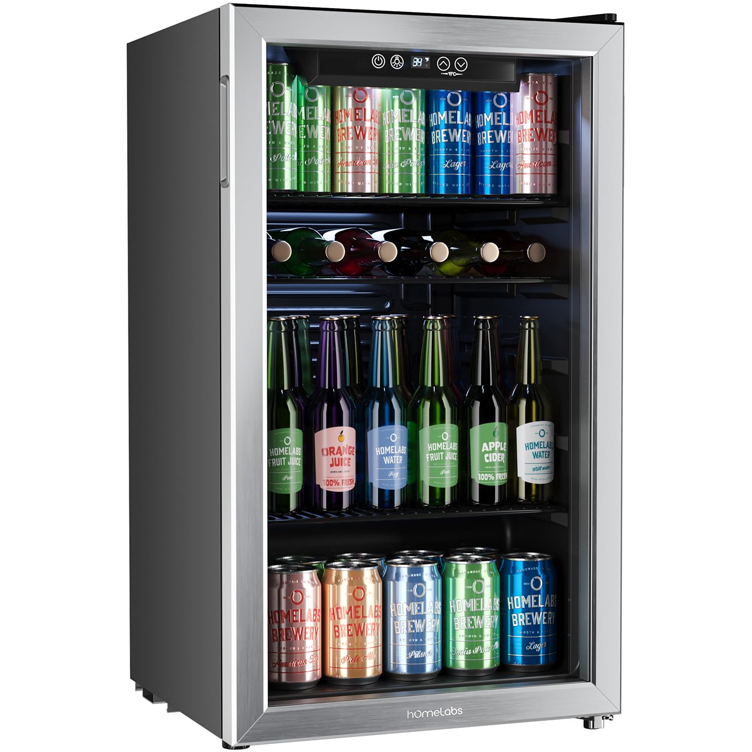 Wine Beer Mini Fridge - Холодильник для напитков на 120 банок,
