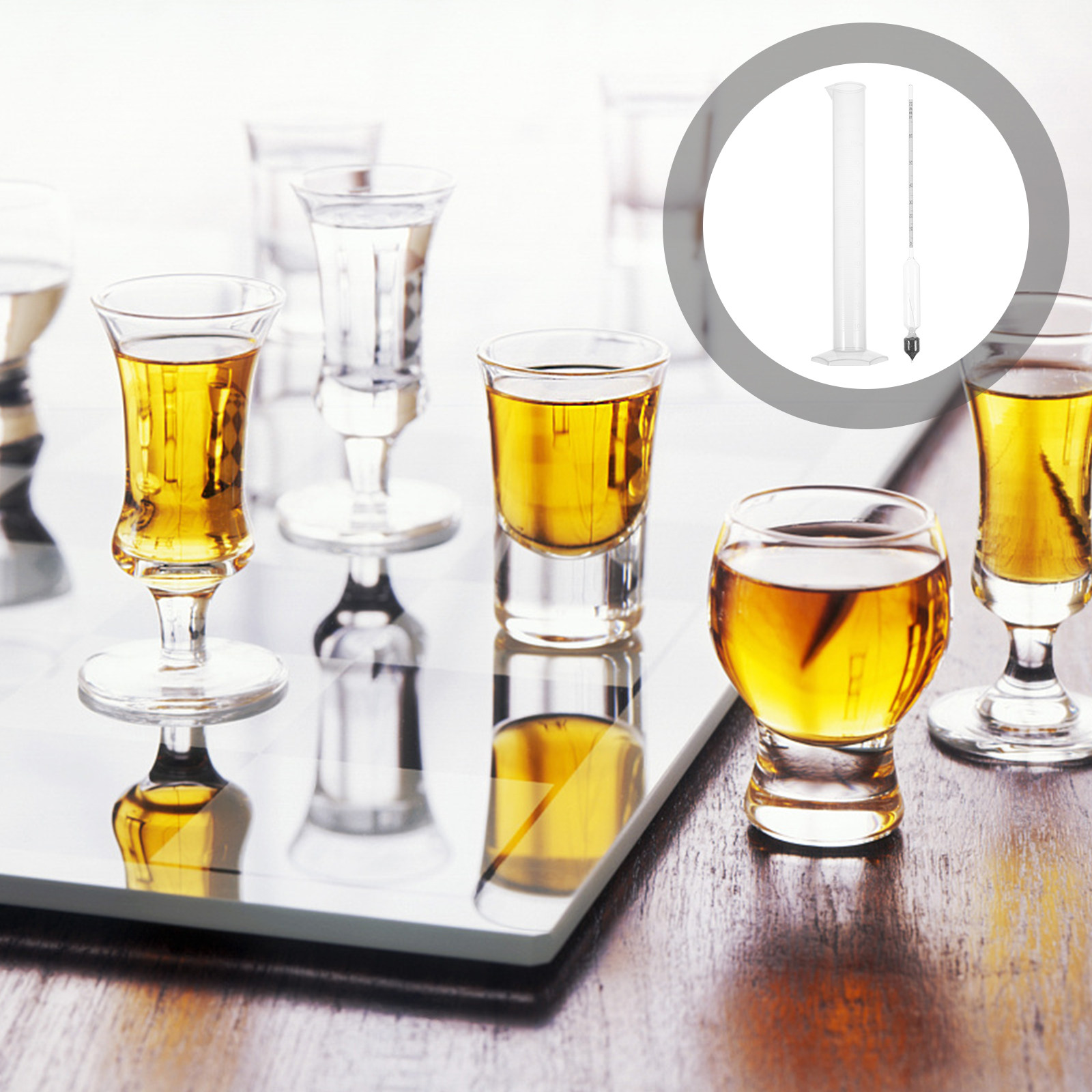 Wine Beer And Mead - 1 комплект стеклянного гидрометра для измерения