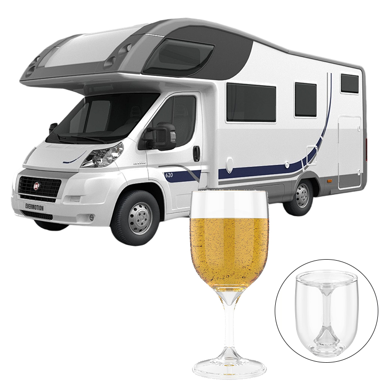 Wine & Beer Shop Photos - Складной бокал для вина, прозрачный пищевой