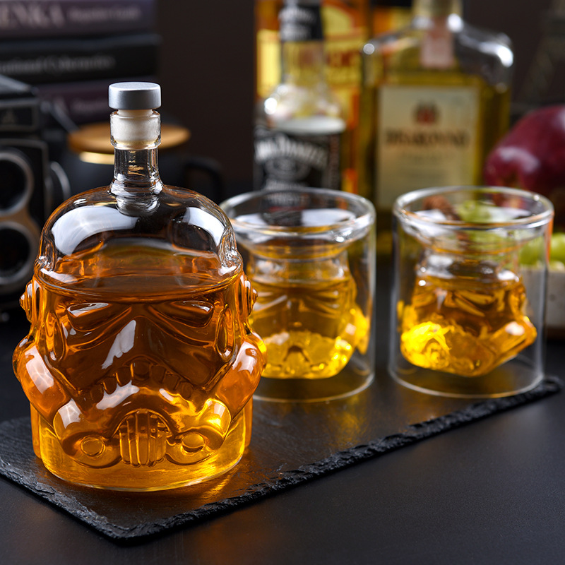 Whiskey Stone Set - Набор бокалов для вина, шлем штурмовика,