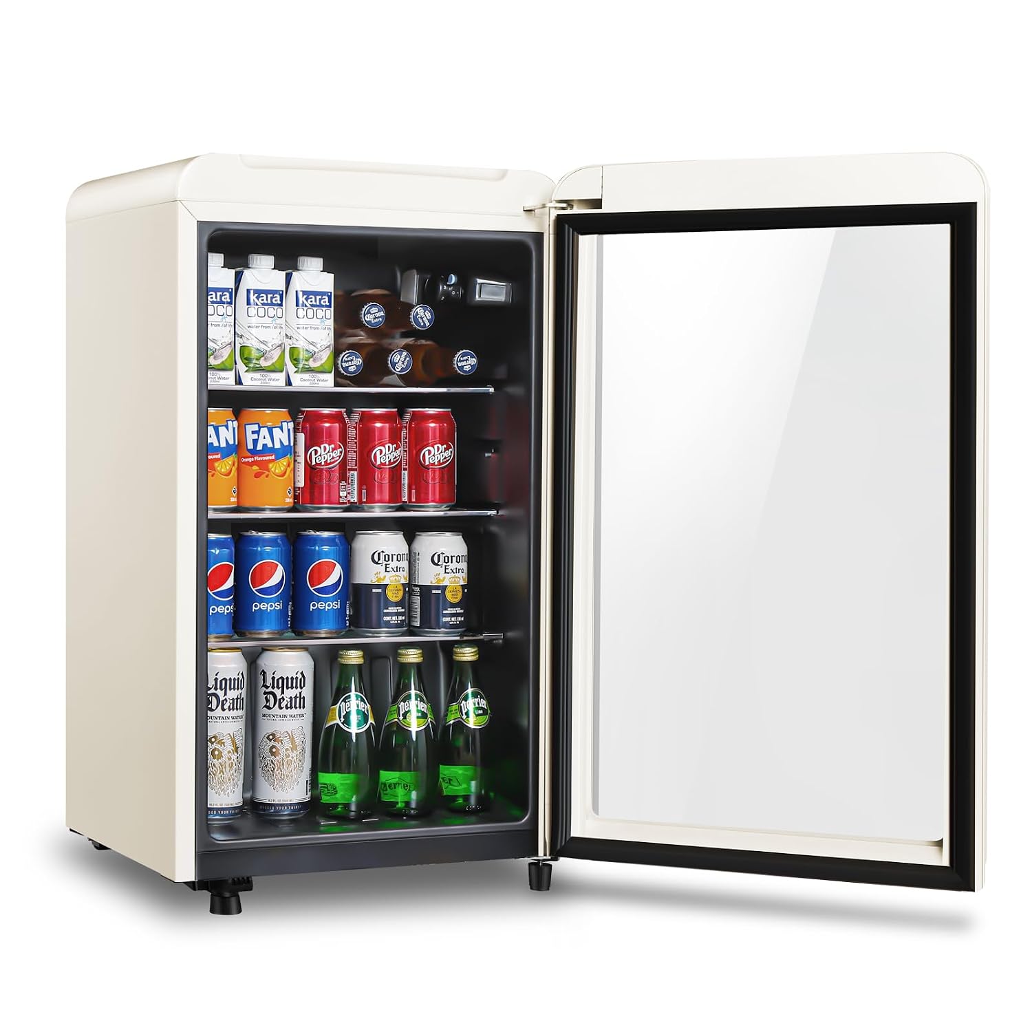 Wine Beer Mini Fridge - Ретро-холодильник для напитков, мини-холодильник объемом 3,2