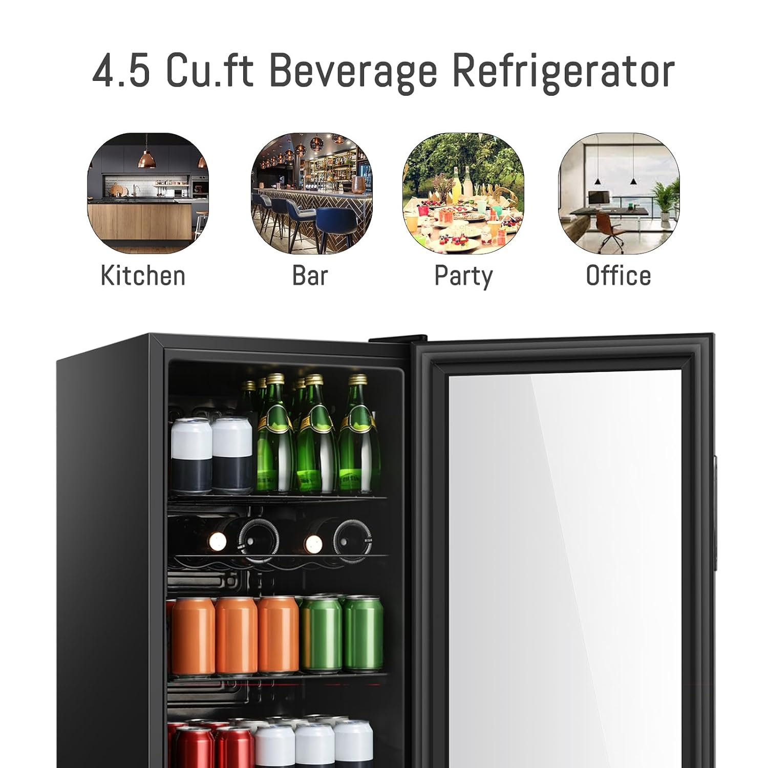 Холодильник для напитков объем – обзор и цена Wine Beer Mini Fridge