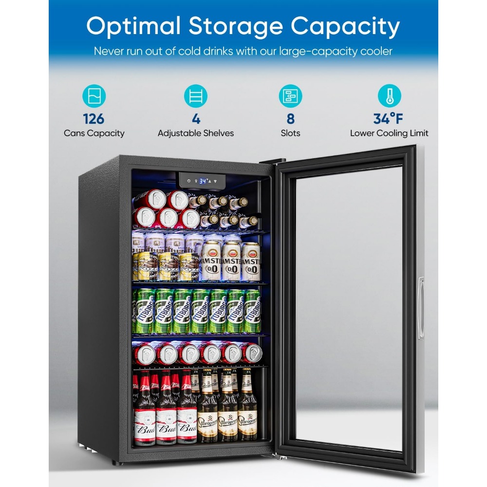 Холодильник для напитков - мин – обзор и цена Wine Beer Mini Fridge