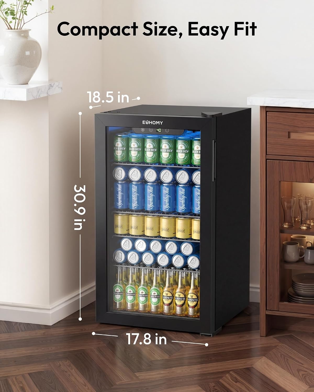 Мини-холодильник на 130 банок  – обзор и цена Wine Beer Mini Fridge