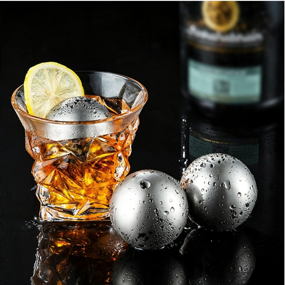 Многоразовые металлические шар – обзор и цена Whiskey Stone Set