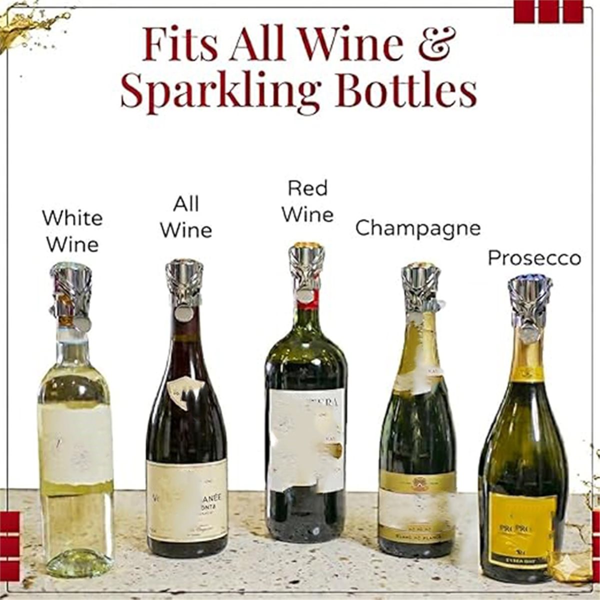 (A02R) Набор из 2 пробок для в – обзор и цена Wine & Beer Shop Photos