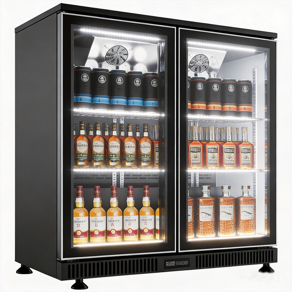 Холодильник-бар CE/RoHS с двум – обзор и цена Wine Beer Mini Fridge