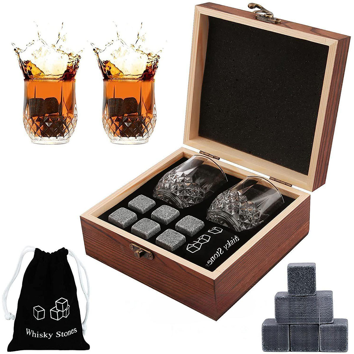 Рождественский подарок на день – обзор и цена Whiskey Stone Set