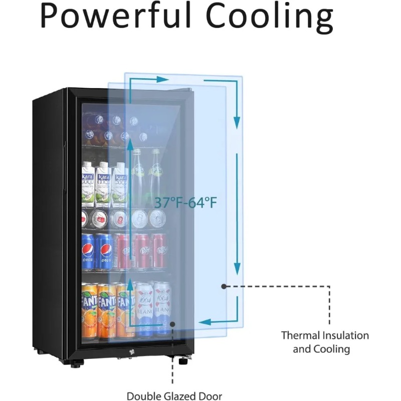 Холодильник для напитков, мини – обзор и цена Wine Beer Mini Fridge